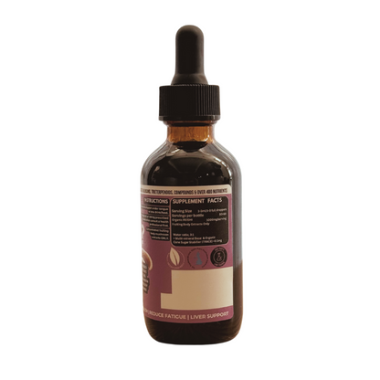 🍄‍🟫 Reishi Mushroom Liquid Extract Alcohol Free: Immunity, Gut Bacteria, Anti-viral, Protection & Destress 🛡️ 60x 1000mg Servings